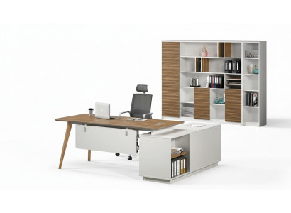 Schreibtisch Eckschreibtisch Computerdësch Bürodesk Modern Miwwelen