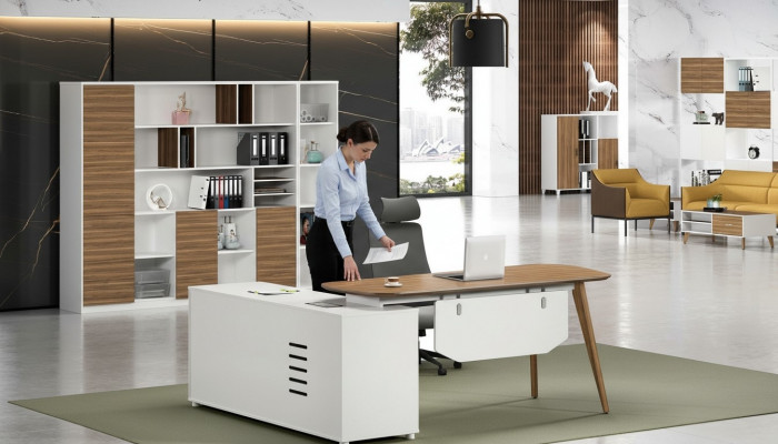 Schreifdësch Eckschreifdësch Computerdësch Bürodesch Aarbechtsdësch Modern