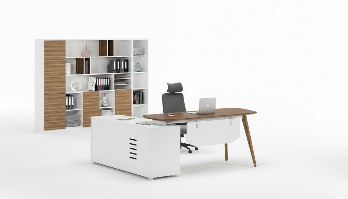Schreifdësch Eckschreifdësch Computerdësch Bürodesch Aarbechtsdësch Modern