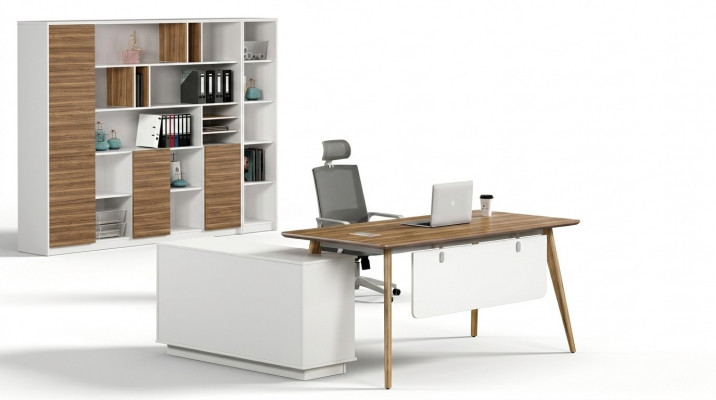 Regaler Schief Schief, Holzbüro Miwwel Ariichtung, Dossiererschief Ausstattung.