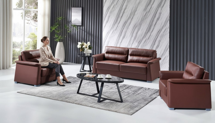 Sofa Canapé Polster Lieder Canapéë Polster Set 3+1+1 Sëtz Büro Miwwel Set