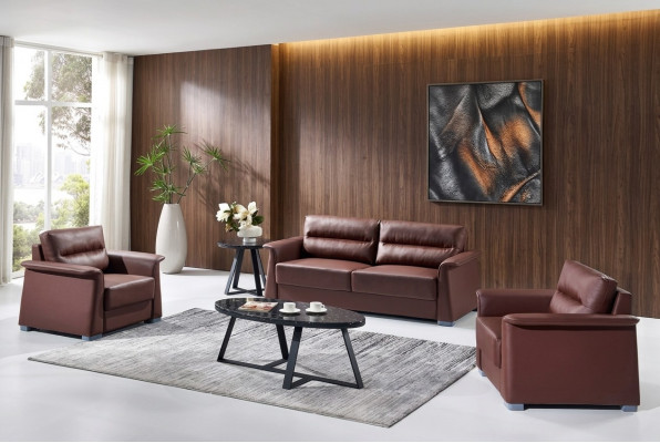Sofa Canapé Polster Lieder Canapéë Polster Set 3+1+1 Sëtz Büro Miwwel Set