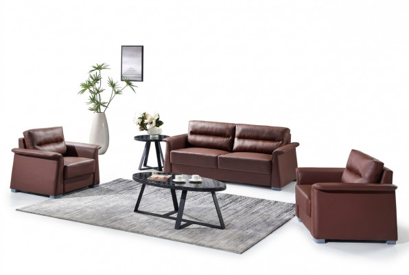 Sofa Canapé Polster Lieder Canapéë Polster Set 3+1+1 Sëtz Büro Miwwel Set