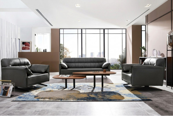 Modern Designer Canapé-Set Couch Polsterset Luxus Lieder Canapéë Couchen 3+1+1