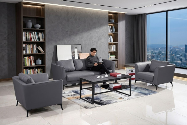 Ledersofa Sofagarnitur 3+1+1 Sëtzer Set Garnitur Polstersofa Canapé Designersofa