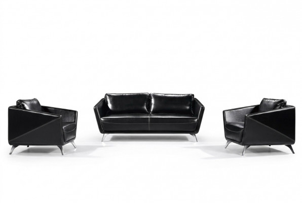 Sofagarnitur 3+1+1 Sëtz Plëssofa Couch Wunnlandschaft Garnitur Design Modern