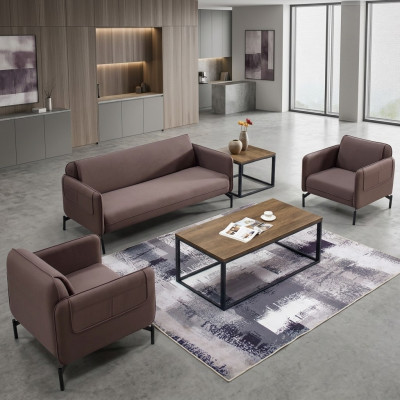 Design Polstersëtz Canapé Garnitur Sofa Sofae Couchen Textil Stoff Bürosmiwwel Nei