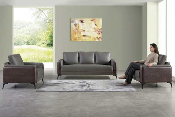 Sëtzgrupp 3+1+1 Sëtz Set Design Sofasen Polstersofa Couchen Lieder Relax Modern