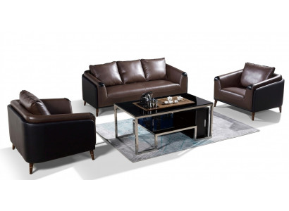 Soffagarnitur 3+1+1 Plaz Liedersofa Couch Wunnlandschaft Garnitur Design Modern