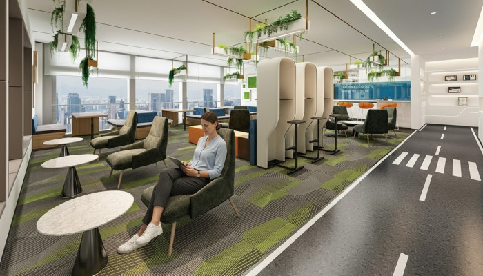 Telefonkabinn, gepolstert Trennwand, gepolstert Miwwelen, Ariichtung, Büro, Office