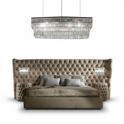 Bett Këssen Luxus Duebel Better Schlofzëmmer Textil Chesterfield Kinnek Gréisst