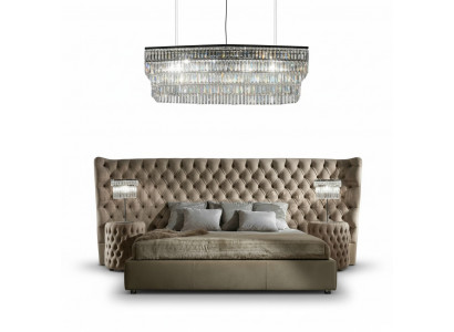 Bett Këssen Luxus Duebel Better Schlofzëmmer Textil Chesterfield Kinnek Gréisst