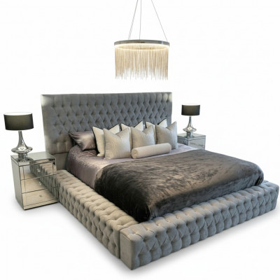 Chesterfield Bett Luxus Schlofkummer Hotel Polster Better mat Knäppercher