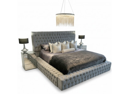 Chesterfield Bett Luxus Schlofkummer Hotel Polster Better mat Knäppercher