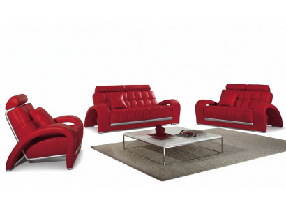 Canapé-Set 3+2+1 Sëtzer Sofa Couch Garnitur Lieder Sofasen Gepolstert Stoffer Textil