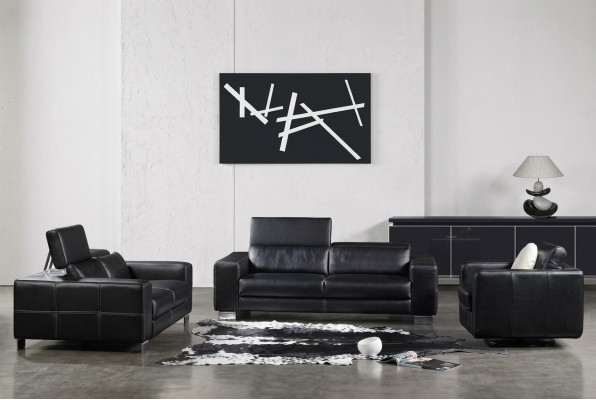 Sofa Garnitur Lieder Sofa Sofa Sëtzer Set Sofa Polster Couch 3-stéck Fautteuil Couchen