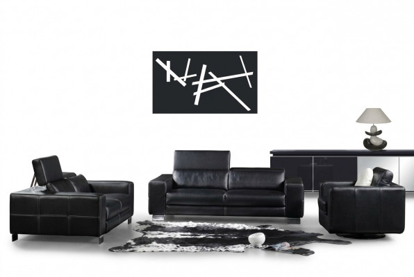Sofa Garnitur Lieder Sofa Sofa Sëtzer Set Sofa Polster Couch 3-stéck Fautteuil Couchen