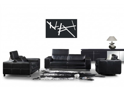 Sofa Garnitur Lieder Sofa Sofa Sëtzer Set Sofa Polster Couch 3-stéck Fautteuil Couchen