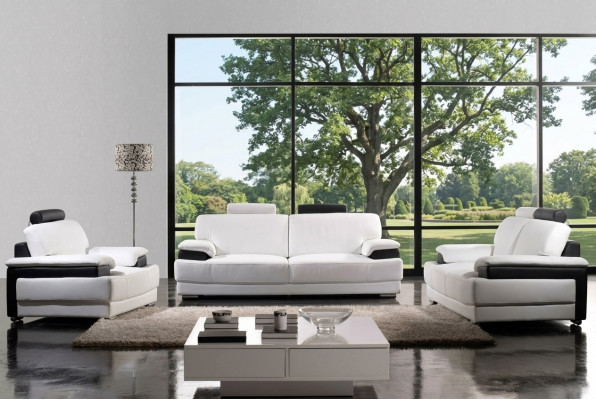 Sofa Sofagarnitur Lieder-Sofa Couchen Sëtz Set Sofa Polster Couch 3tlg Fauteuil
