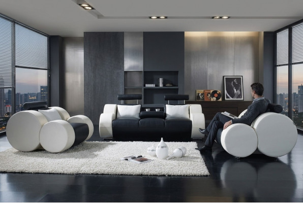 Sëtzgrupp Garnituren Set Design Canapéen Polster Lieder 311 Sëtzer Couches