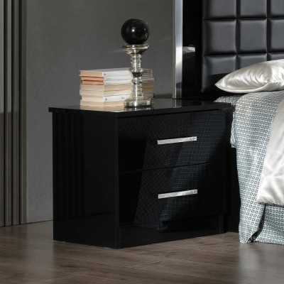 Nuetsdësch Konsole Niewendësch Schlofzëmmer Designer Zëmmer Dëscher Konsolen Metall Glanz