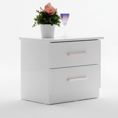 Design Nuecht Dësch Konsol Metall Glanz Dëscher Konsolen Schlofwues Beistell.