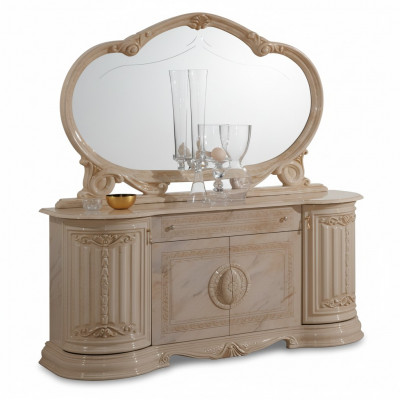 Kommoden Sideboards Wunnzëmmer Anrichte Spigel Italienesch Miwwelen 2tlg. Set Nei