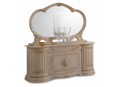 Kommoden Sideboards Wunnzëmmer Anrichte Spigel Italienesch Miwwelen 2tlg. Set Nei