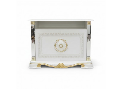 Designer RTV TV Vitrine Kommod Säit Niddereg Board Schaf Zëmmer Regal Luxus Wunnen.