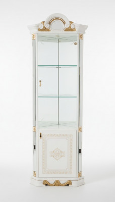 Luxus Schaukäsch Eckvitrine Glas Schaf Modern Miwwel Regal Klassesch ITALY