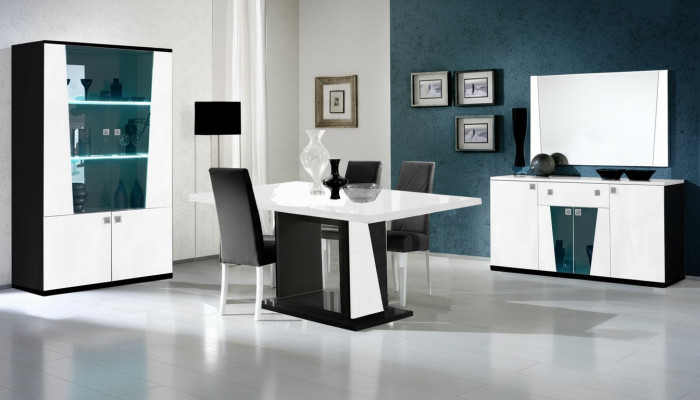 Kommode Buffet Säitbord Spigel Kommoden Holz Grouss Modern Dressoir Schaf 2-Stéck