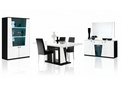 Kommode Buffet Säitbord Spigel Kommoden Holz Grouss Modern Dressoir Schaf 2-Stéck
