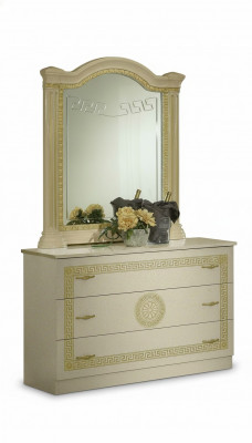 Spigel Kommode Schaf Kommoden Schlofkummer Set Holz Klassesche Stil 2tlg.