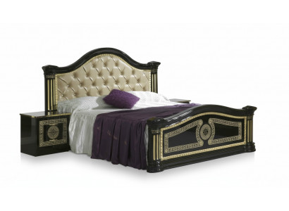 Chesterfield Bett Liederbett Polsterbett Schlofzëmmer Eebett Better 180x200cm
