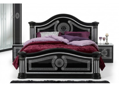 Bett 2x Nuetsdëscher 3tlg. Italienesch Miwwelen Schlofkummer Better Holz Neit Set