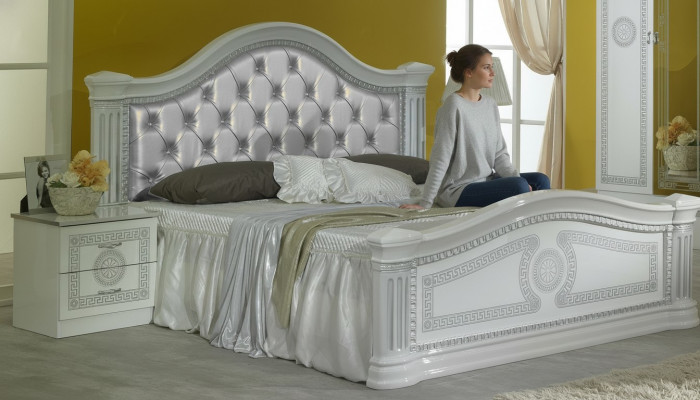 Designer Bett Schlofkummer Better Chesterfield Textil Lieder Hotel Luxus Polster