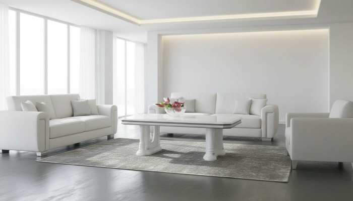 Klassesche Luxus Couchtisch Sofa Wunnzëmmer Designer Dësch Neit Bäistell Dëscher