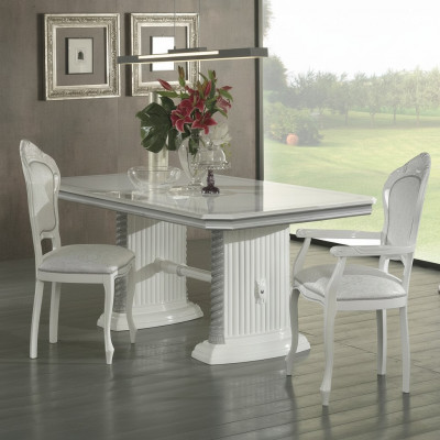 Iessdësch Dësch Iesszëmmer Wunnzëmmer Holz Design Dëscher Italienesche Miwwelen Nei