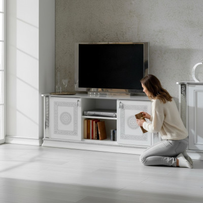 TV-Dësch RTV-Schrank Lowboard TV-Miwwelen Fernseh-Dësch Designer Fernsehschaf Nei