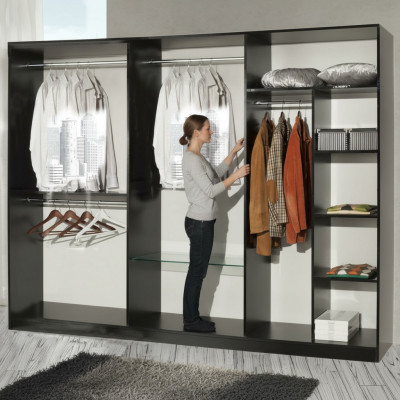 Luxus Kleeder Schaf Designers Héichglanz Schief Miwwelen Wunnen Holz Nei