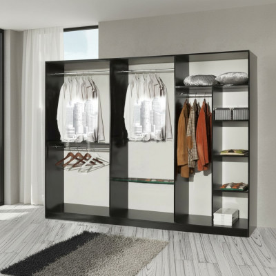 Luxus Kleeder Schaf Designers Héichglanz Schief Miwwelen Wunnen Holz Nei