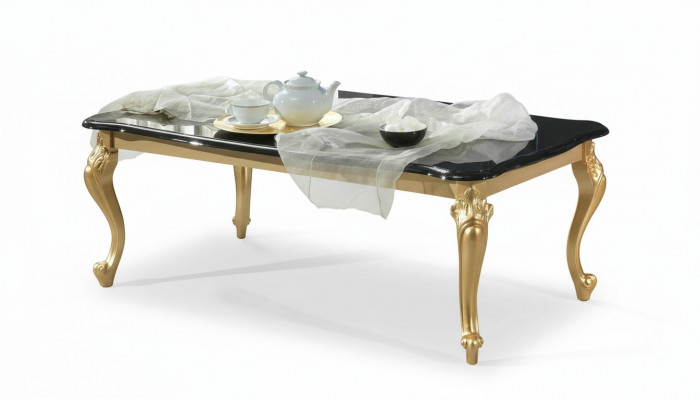Klassesche Couchtisch Luxus Design Canapé Dësch Kaffee Bäistelltische Wunnzëmmer
