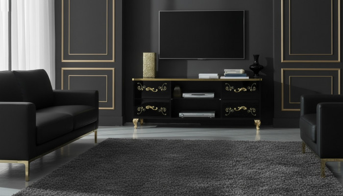 TV Dësch RTV Schaf Lowboard TV-Miwwel Fernsehschaf Designer Fernsehschaf NEI