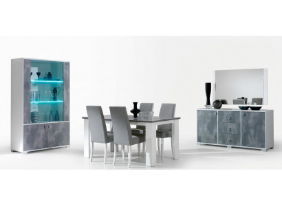 Moderne Iessdësch Dësch Holz Dëscher 160x90cm Iesszëmmer Made in Italy Design Nei