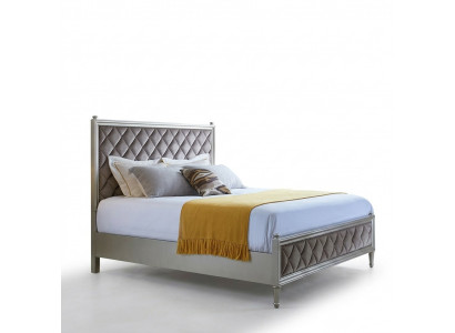 Klassesch Designer Bett Schlofkummer Textil Lieder Polster Italienesch Miwwelen