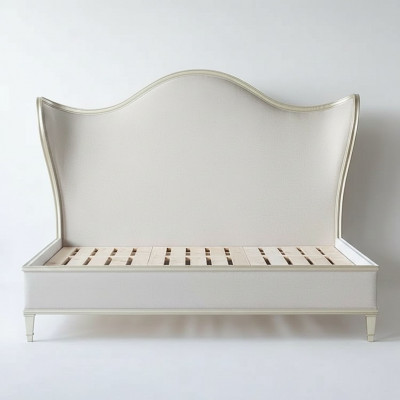 Holz Design Bett Duebel Luxus Hochzäit Modern Hôtel Gestell Schlofzëmmer
