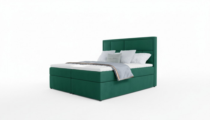 Luxusbett Samtbett 180x215 Klassesch Schlofzëmmer Italienescht Miwwelen