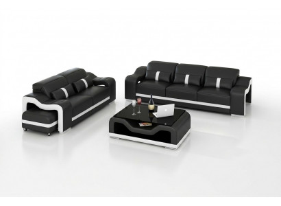 Modern Sofagarnitur 3+2 Sëtzer Sofa Canapé Polster Garnitur Couchen Lieder