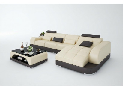 Wunnecktionsofa L Form Stoffcouch Wunnlandschaf Garnitur Design Modern Sofa