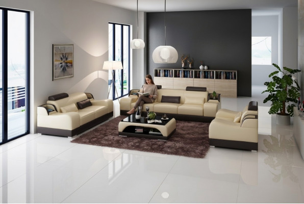 Design Couch Këssen Sofas Lieder Modern Sofagarnitur 3 Sëtzer Dräisëtzer